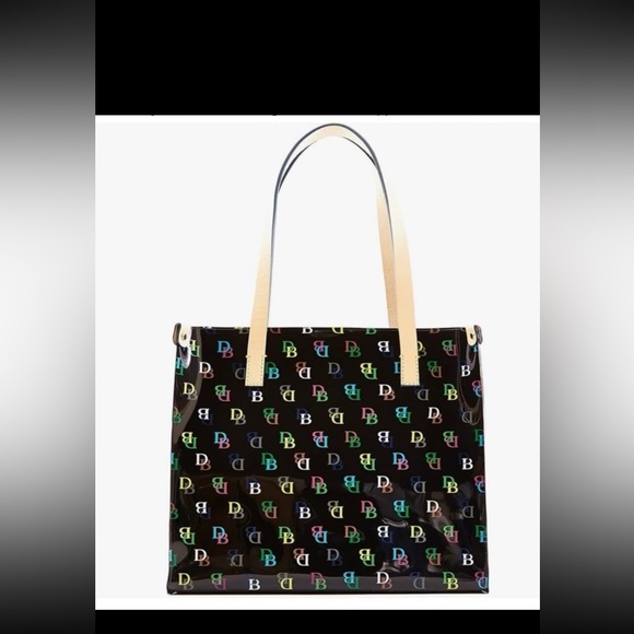 Dooney & Bourke Multicolor Signature Tote Bag brand new - Picture 2 of 5